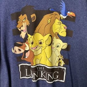 Disney The Lion King Graphic Tshirt Mens 2XL XXL Tee Simba Pumba Scar Mens